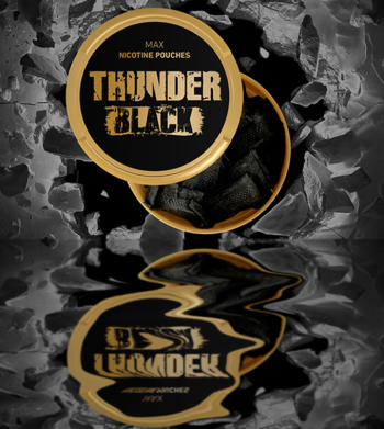 Thunder Black Max: A one-of-the-kind tobacco free snus by Thunder!