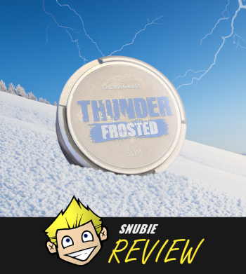 Review: Thunder Frosted Slim White Dry Chew Bags