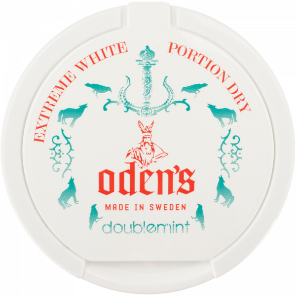 Buy Odens Extreme Double Mint White Dry Online At SnusExpress 