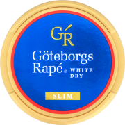 Göteborgs Rapé Slim White Dry Chewing Bags