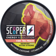 Scooper Energy Iced Tea Peach Extra Strong
