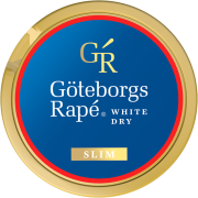 Göteborgs Rapé Slim White Dry Chewing Bags