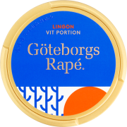 Göteborgs Rapé Lingon Large White