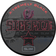 Siberia X-Tremely Black Strong Slim Chewing Bags
