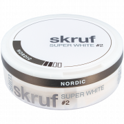 Skruf Superwhite No. 56 Nordic Liquorice Medium Slim