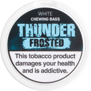 Thunder Frosted White Chewing Bags