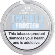 Thunder Frosted Slim White Dry Chewing Bags