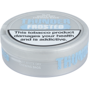 Thunder Frosted Slim White Dry Chewing Bags