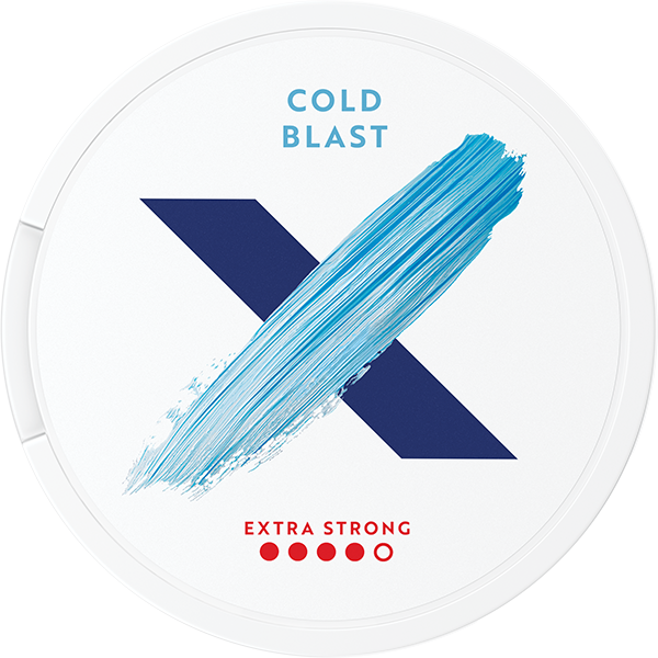 Buy X Cold Blast Extra Strong Slim Nicotine Pouches