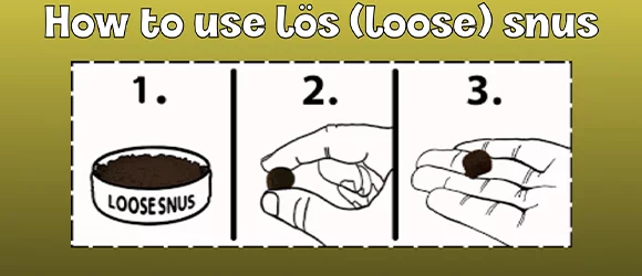 How to use loose snus