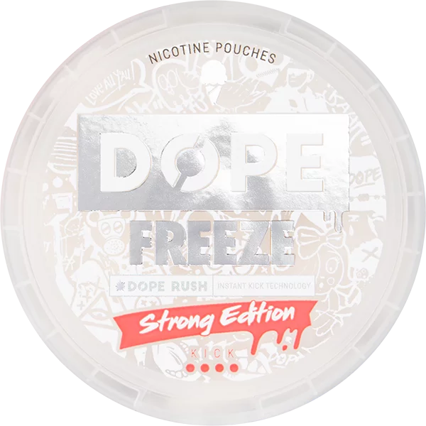 freezing tobacco Buy Dope Freeze Strong Nicotine Pouches at SnusExpress.com