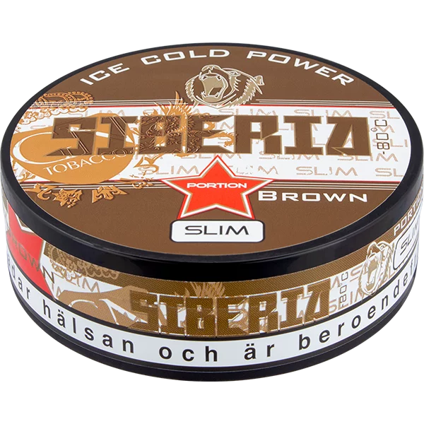 Buy Siberia Brown Ice Cold Power Slim online|SnusExpress