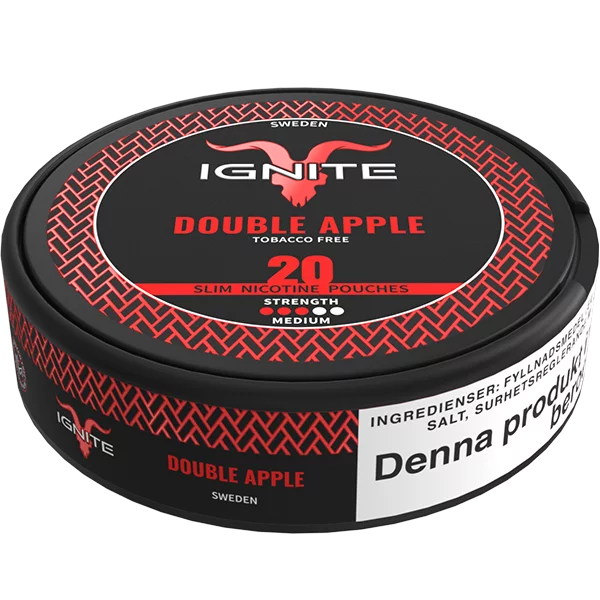 Buy Ignite Double Apple Medium Slim – SnusExpress.com