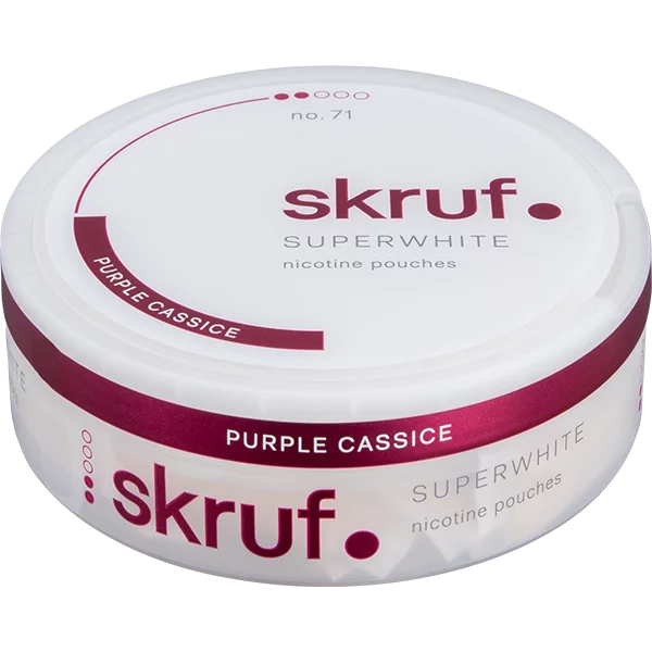 Skruf Superwhite No. 71 Purple Cassice Slim|SnusExpress