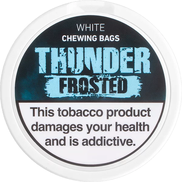thunder tobacco Buy Thunder Frosted Chewing Bags at SnusExpress!