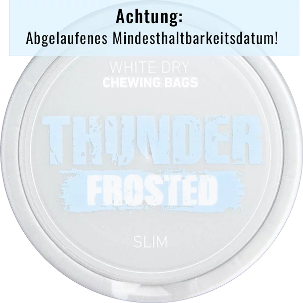 thunder tobacco Buy Thunder Frosted Slim Chewing Bags at SnusExpress!