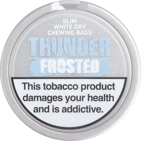 Buy Thunder Frosted Slim Chewing Bags at SnusExpress!