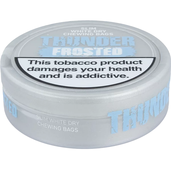 thunder chewing tobacco Buy Thunder Frosted Slim Chewing Bags at SnusExpress!