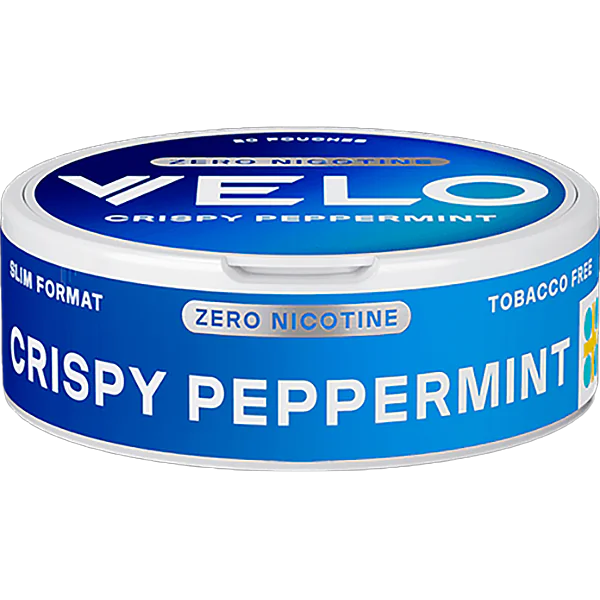 Buy Velo Crispy Peppermint Zero Slim Nicotine Free Snus