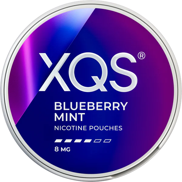 Buy XQS Blueberry Mint Strong Slim within the EU online at SnusExpress!