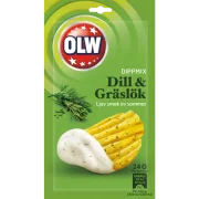 OLW DIPP DILL/GRÄSLÖK 24G