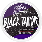 Nick & Johnny No7 Black Tarmac Licorice Extra Strong
