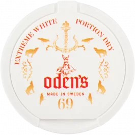 Odens Extreme No69 White Dry Portion Snus|SnusExpress.com